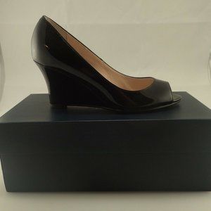 NIB COLE HAAN D41936 LENA OT WEDGE II Black 5.5
